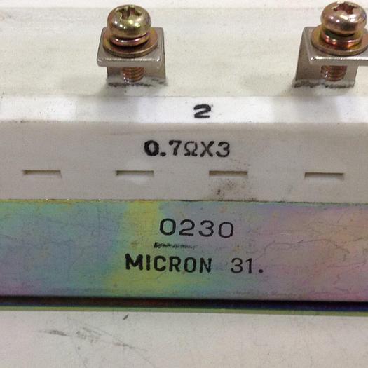 Used MICRON Resistor 0230 #84209