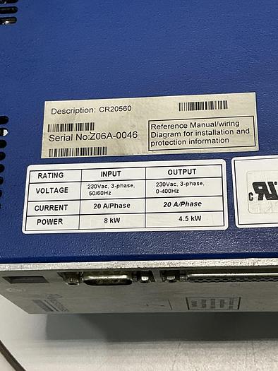 Used KOLLMORGEN CR20560