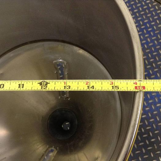 Used METAL FABRICATOR Stainless Steel Hopper HOPPER013 #82013