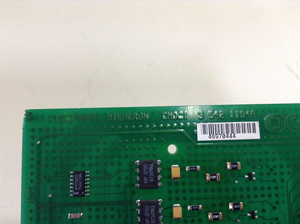 Used CINCINNATI MILACRON Circuit Board 3-542-1194A #75612