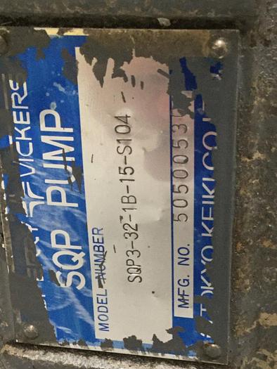 Used SPERRY VICKERS SQP Pump SQP3-32-1B-15-S104 #110976