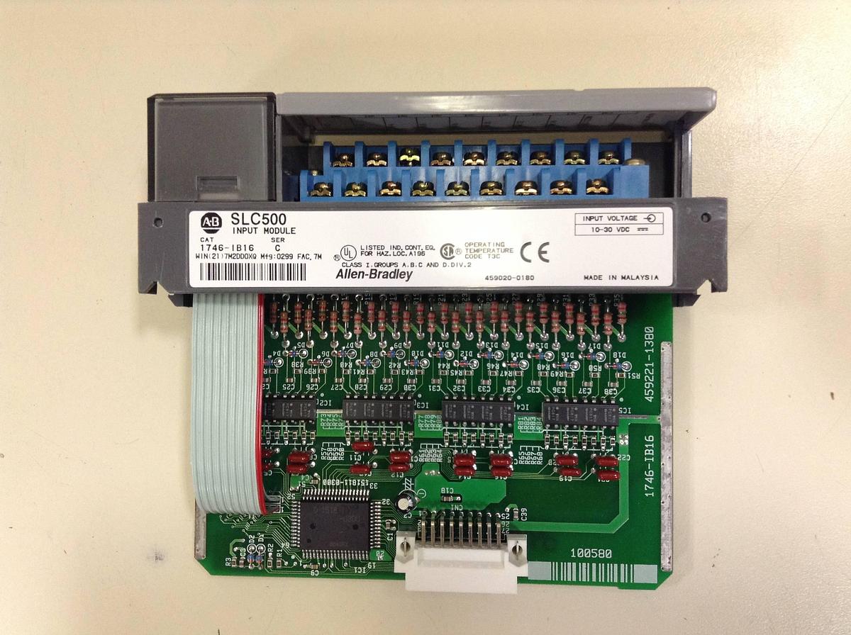 Used ALLEN BRADLEY Input Module 1746-IB16 SER C Used