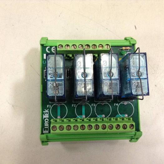 Used EUROTEK Breakout Board ET-MRZ04/24DC/SC/N/AR #81743
