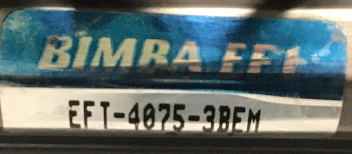 Used BIMBA Pneumatic Cylinder EFT-4075-3BEM USED