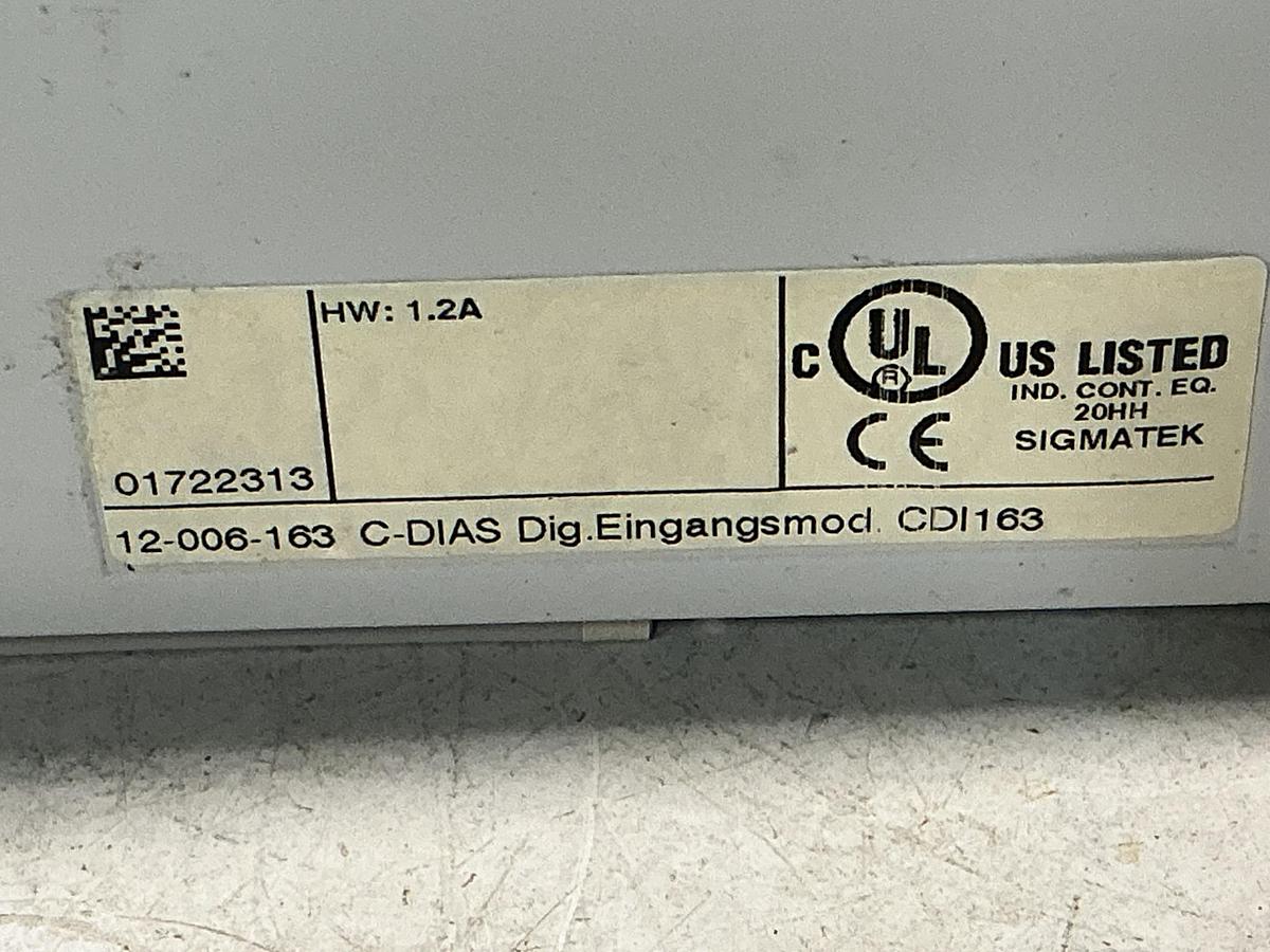 Used SIGMATEK CDI 163