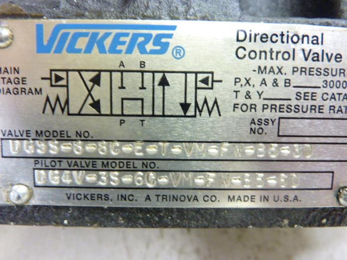 Used VICKERS Directional Control Valve DG4V3S6CVMFWB560 Used