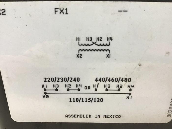 Used GENERAL ELECTRIC / GE 1.00 kVA Transformer 9T58K0052 Used