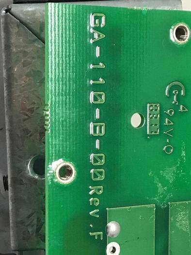 Used GAMMAFLUX Hot Runner Output Board GA-110-B-00 #122186