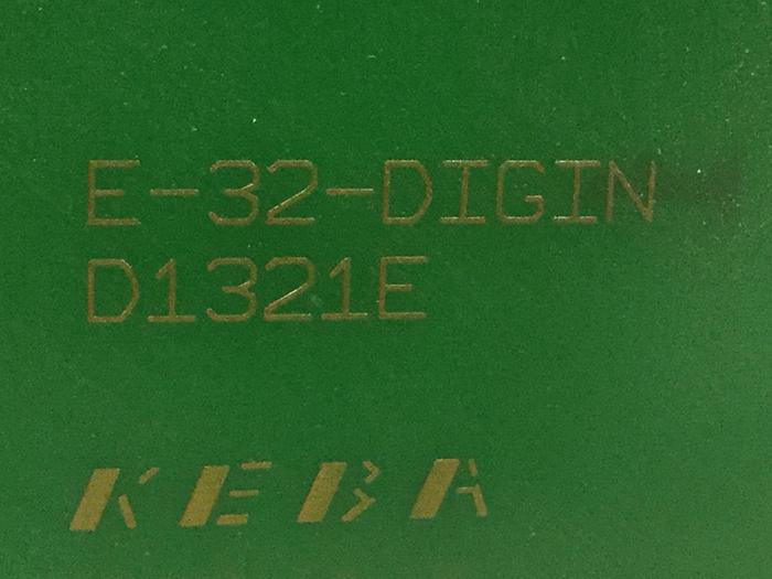 Used KEBA Engel Circuit Board E-32-DIGIN D1321E Used