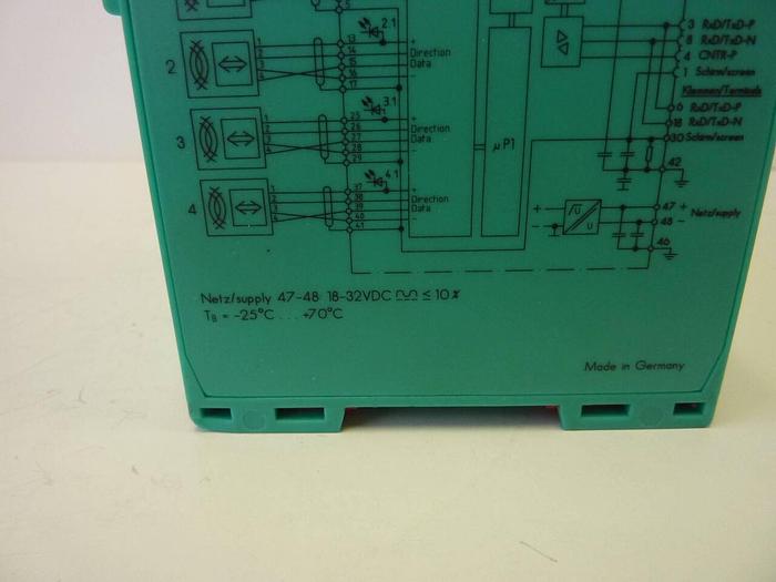 Used PEPPERL & FUCHS Control Interface IVI-KHD2-4HB6 Used