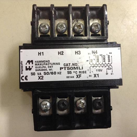 Used HAMMOND Power Transformer PT50MLI #85672