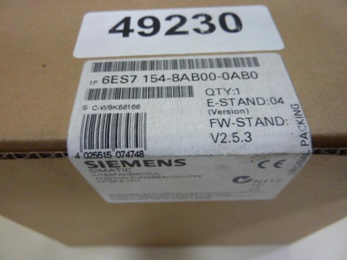 SIEMENS Interface Module 6ES7 154-8AB00-0AB0 #49230