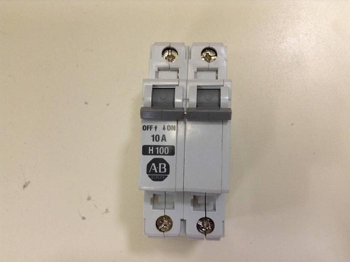 Used ALLEN BRADLEY 10 Amp Circuit Breaker 1492-CB2/H100 SER B #79639