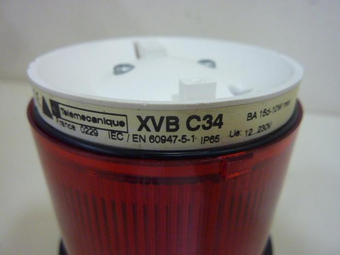 Used TELEMECANIQUE Stack Light RED XVB C34 #104055