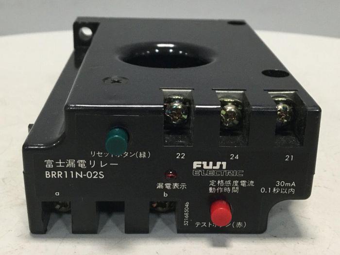 Used FUJI ELECTRIC Leakage Protective Relay BRR11N-02S #104188