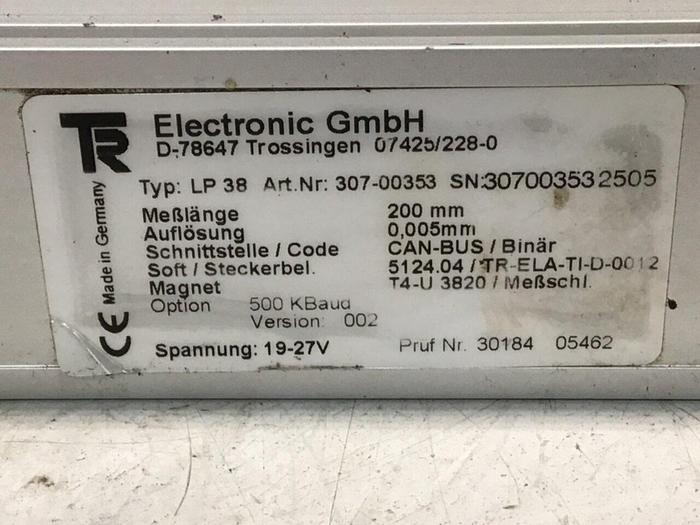 Used T&R ELECTRONIC Linear Encoder LP-38 200MM #135989