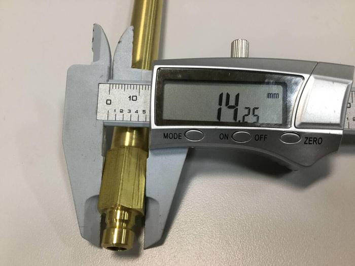 GENERIC Mold Coupling Brass Extension 252 X 7 #92086