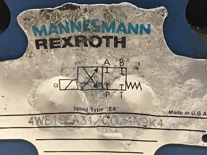 Used REXROTH Valve 4WE10EA31/CG24N9K4 #137801