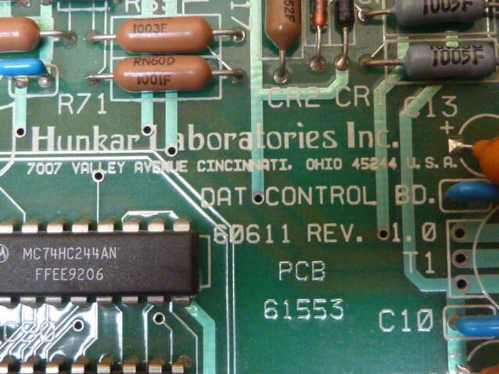 Used HUNKAR LABS Data Acquisition Controller 60620DACIII Used