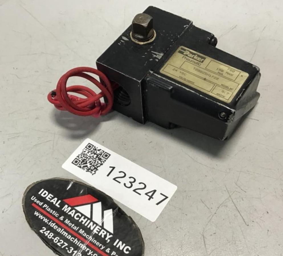 Used PARKER Pneumatic Solenoid Valve T20025H1F22 USED