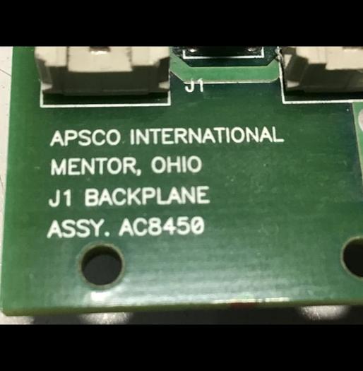 Used APSCO Van Dorn Rack Circuit Board AC8450 USED
