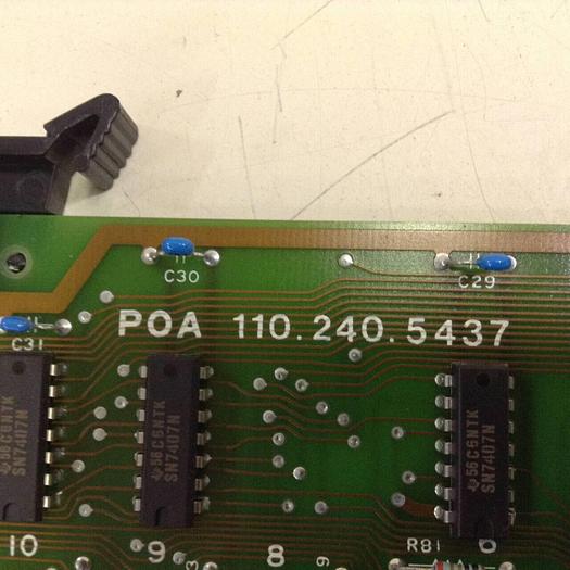 Used NESTAL Control Interface Relay Board POA 110.240.5437 #77985