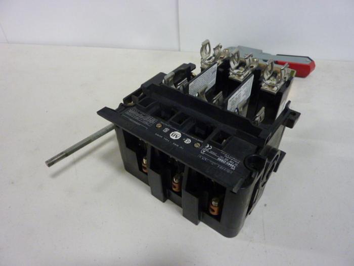 Used ALLEN BRADLEY 60 Amp Disconnect Switch 1494V-DS60 SER A #57442