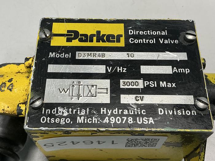 Used PARKER D3MR4B 10