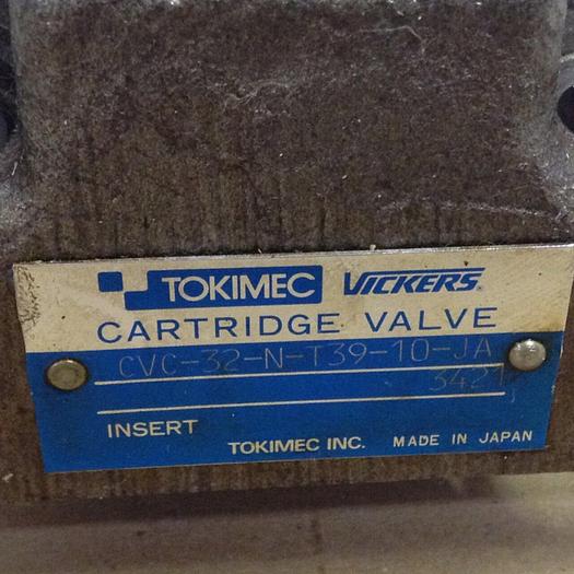 Used VICKERS Cartridge Valve CVC32NT3910JA #78611