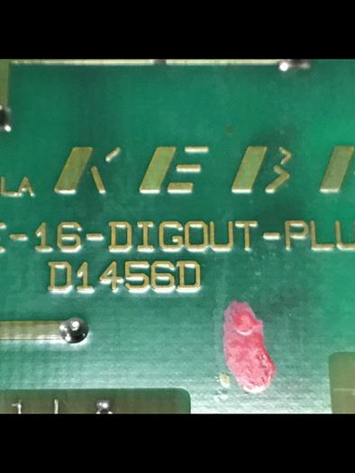 Used KEBA Engel Output Board E-16-DIGOUT-PLUS D1456D Used