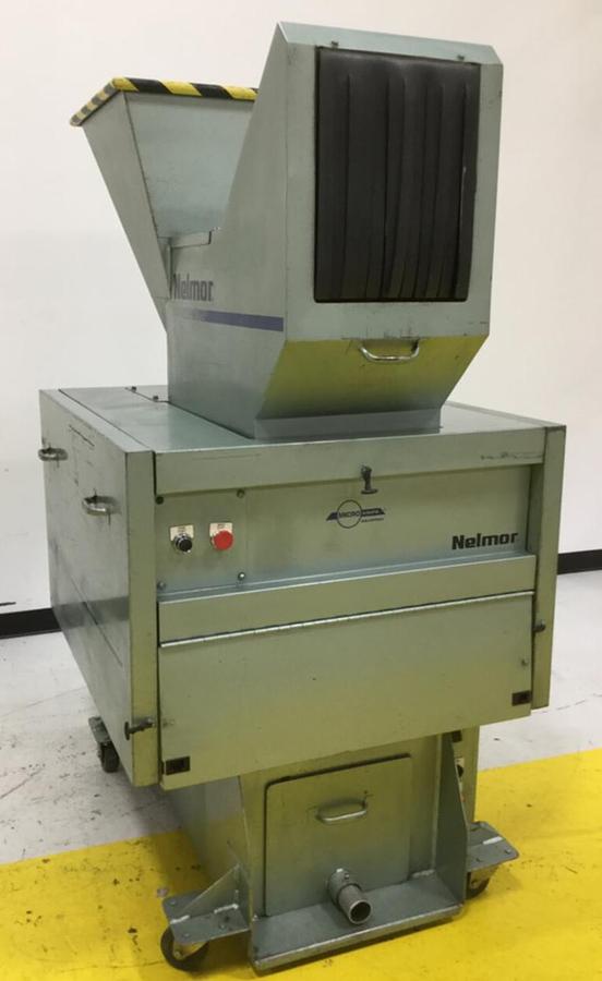 Used NELMOR 5 HP Grinder Granulator RG1012P1 USED
