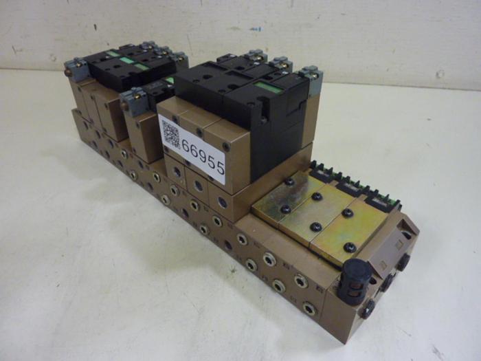 Used CKD CORP Control Block w/ Valves 4L219 USED