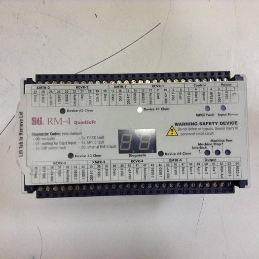 Used STI Safety Light Curtain Module RM-4 #87911