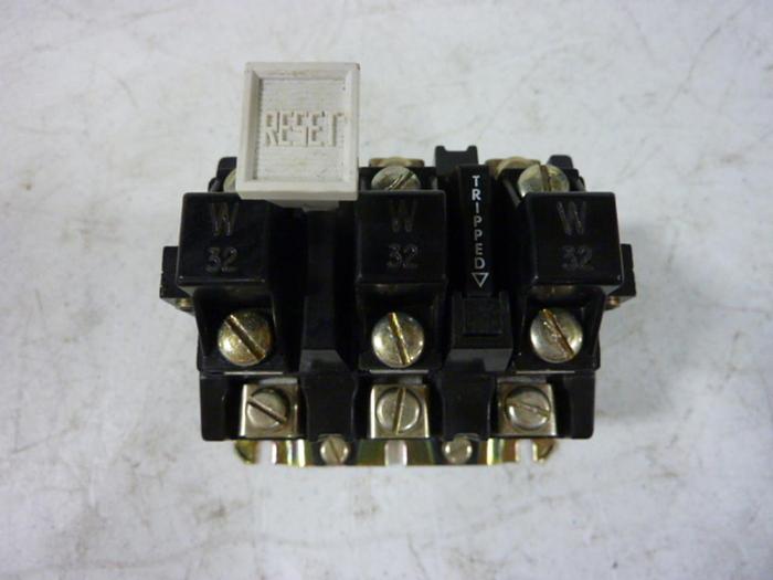 Used ALLEN BRADLEY Overload Starter Relay 592-BOV169 SER B W32 #58033