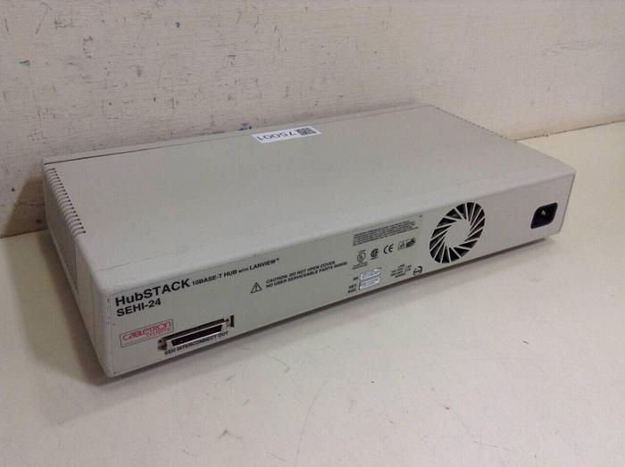 Used CABLETRON 10 Base-T Hub w/ Lanview SEHI-24 #75001