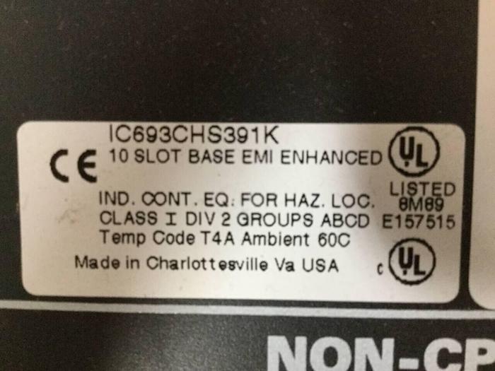 Used FANUC 10 Slot Base EMI Enhanced IC396CHS391K #97832