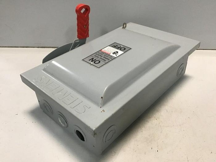 Used SIEMENS Heavy Duty Safety Disconnect Switch HNF362 #130228