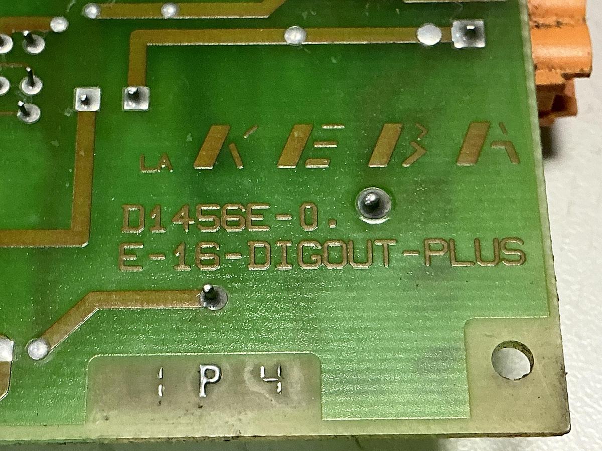 Used KEBA D1456E-0 E-16-DIGOUT-PLUS