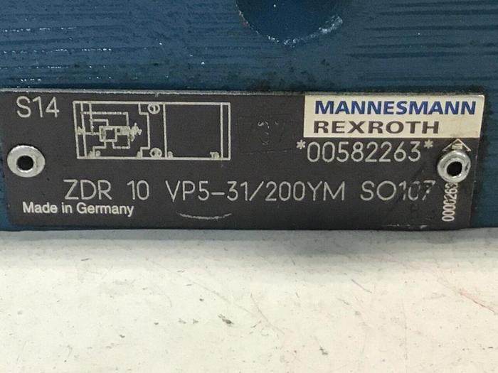 Used REXROTH Valve ZDR 10 VP5-31/200YM SO107 #129899