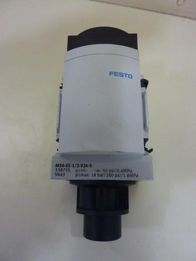 Used FESTO Pressure Regulator MS6-EE-1/2-V24-S #64065
