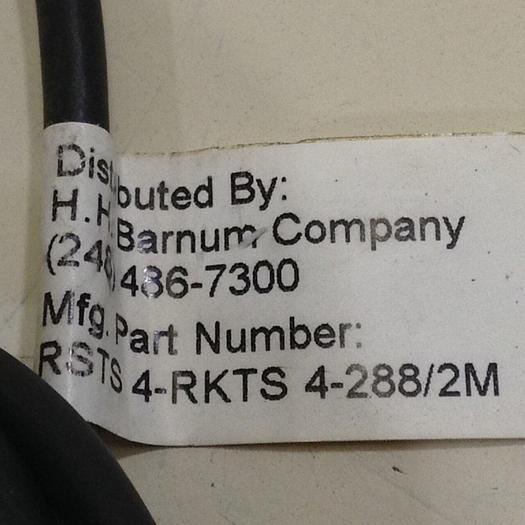Used RJG INC. Cable RSTS 4-RKTS 4-288/2M #82972