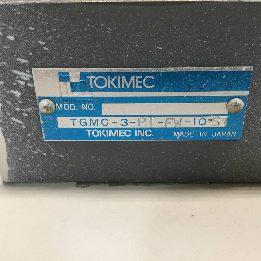 Used TOKIMEC Pressure Relief Valve TGMC-3-PT-FW-10-S1 USED