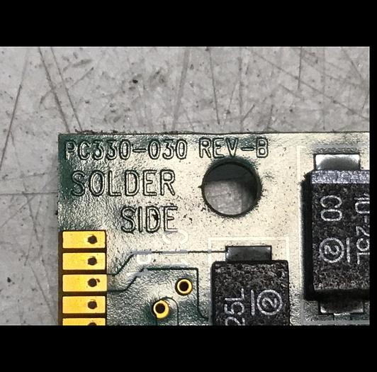 Used VAN DORN Operator Interface Board 330129 PC330-129 330-129 Used