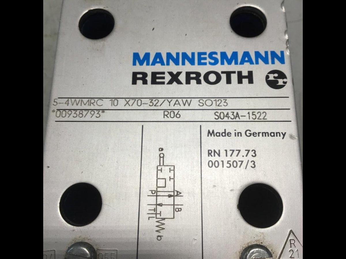 Used REXROTH Valve 54WMRC10X7032YAWSO123 #137411