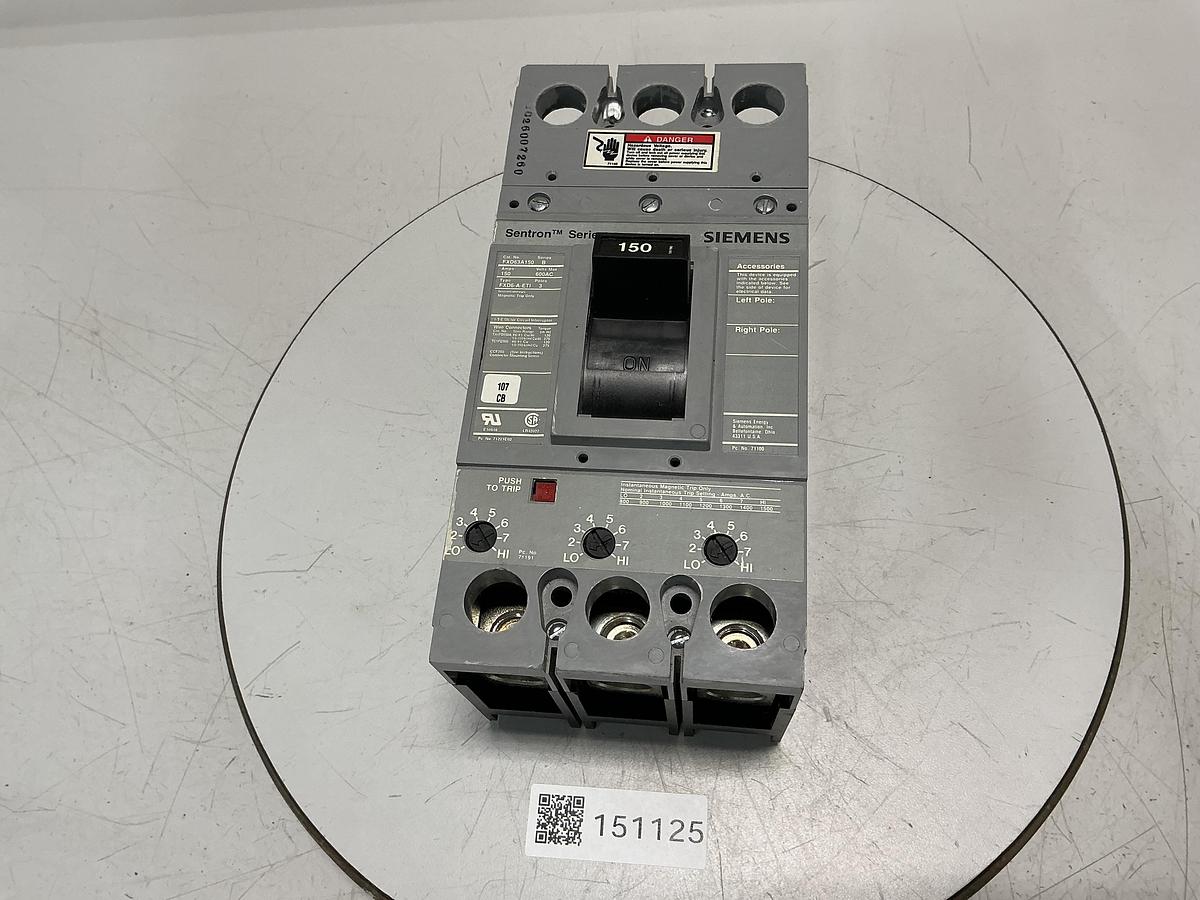 Used SIEMENS FXD63A150