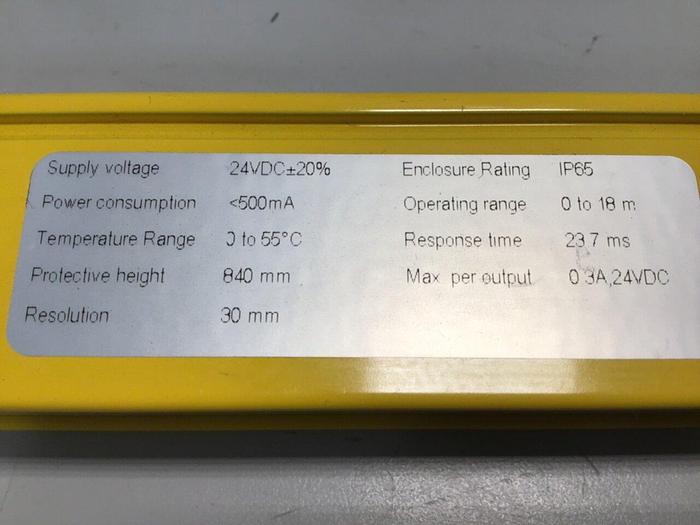 Used ALLEN BRADLEY Light Curtain Transmitter 445L-T4S0840YD USED