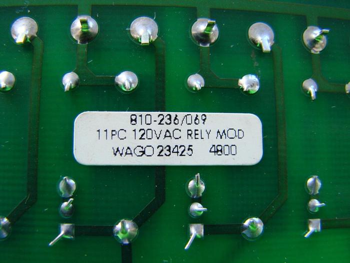 Used WAGO Circuit Board Relay Module 810-236/069 #8499