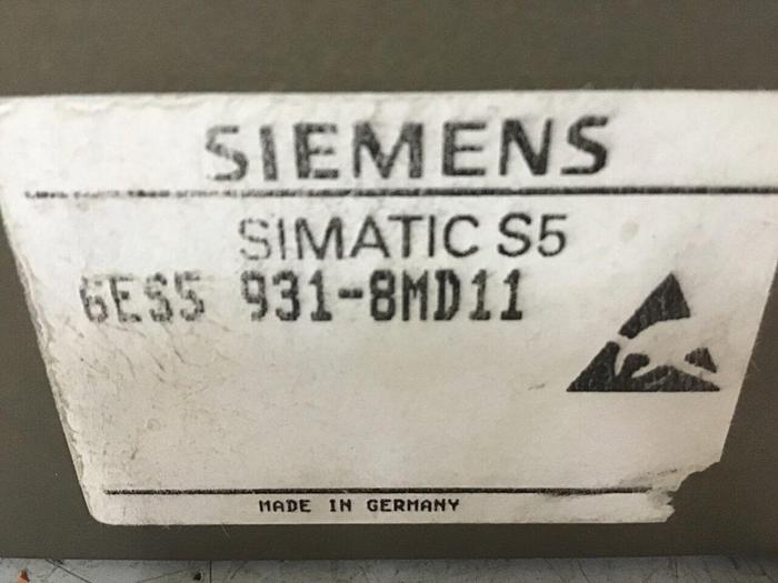 Used SIEMENS Power Supply Module 6ES5 931-8MD11 #143843