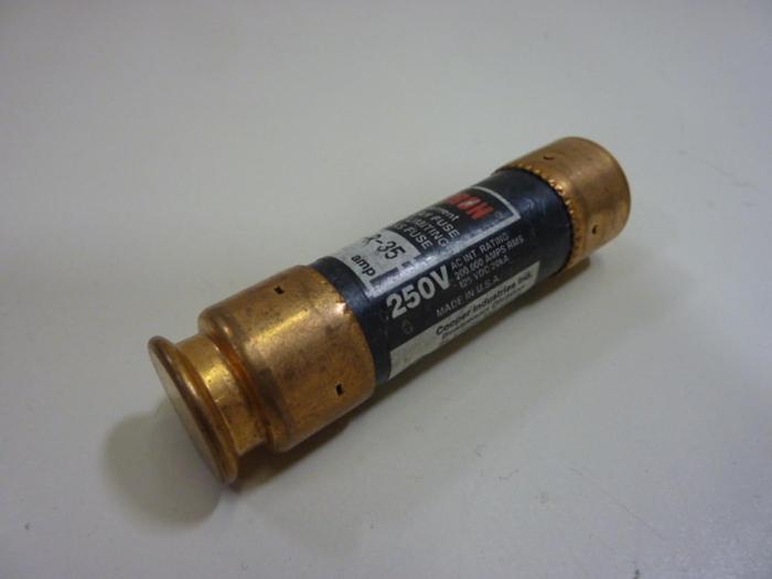 Used FUSETRON 35 Amp Fuse FRN-R-35 #62402