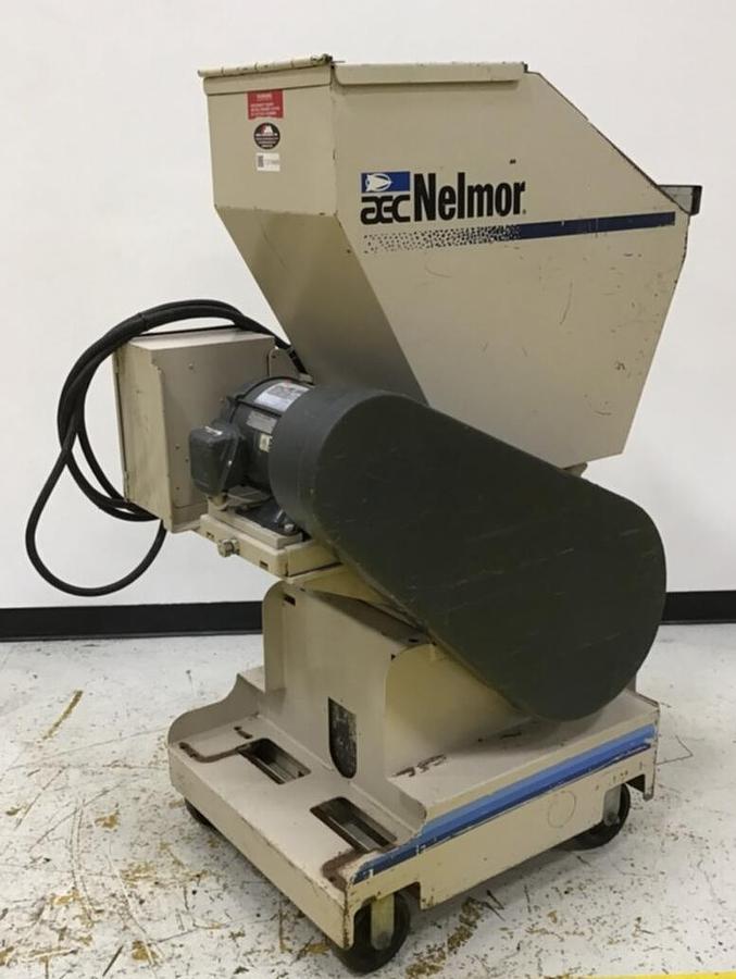 Used NELMOR 5 HP Grinder Granulator, G810FX, Used